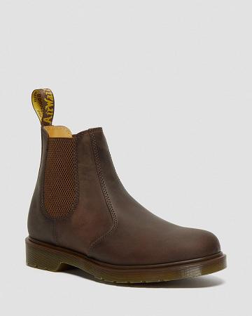 Dr Martens 2976 Crazy Horse Leren Laarsjes Dames Bruin | NL 664NWY